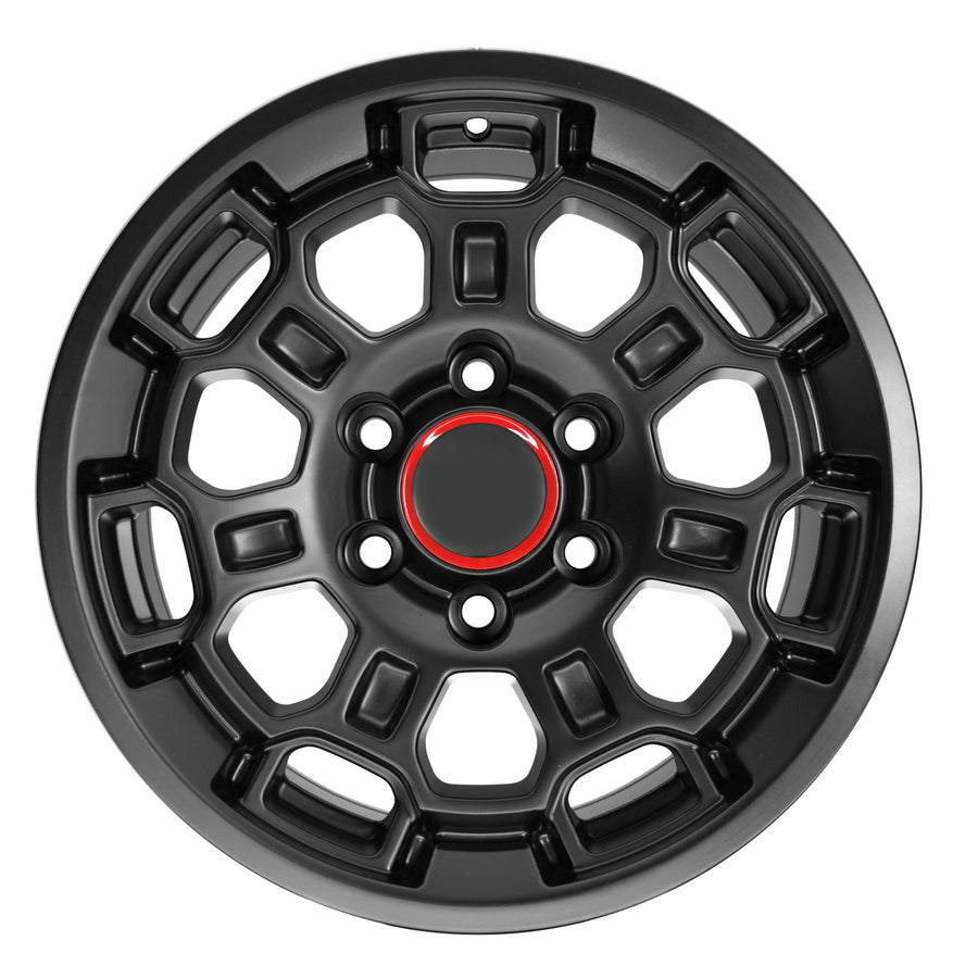 18X9.0 Matte Black - Fits Toyota TRD Tacoma, 4Runner, FJ Cruiser, Sequoia, Tundra, Lexus LX600/GX550