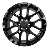 22X9 Gloss Black - Fits Chevrolete Silverado 1500,  Tahoe, Suburban, Avalanche, Express Van 1500 GMC Sierra K1500, Safari, Savanna Van, Yukon, Denali Cadillac Escalade