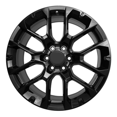 22X9 Gloss Black - Fits Chevrolete Silverado 1500,  Tahoe, Suburban, Avalanche, Express Van 1500 GMC Sierra K1500, Safari, Savanna Van, Yukon, Denali Cadillac Escalade