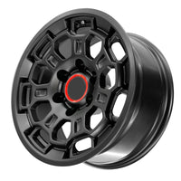 17X8.0 Matte Black Pro Wheels - Fits Toyota TRD Tacoma, 4Runner, FJ Cruiser, Sequoia, Tundra, Lexus LX600/GX550