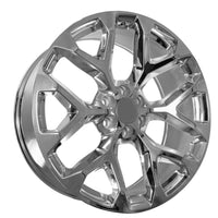 24x10 CHROME - Fits Chevrolete Silverado 1500,  Tahoe, Suburban, Avalanche, Express Van 1500 GMC Sierra K1500, Safari, Savanna Van, Yukon, Denali Cadillac Escalade