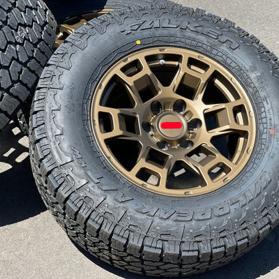 17" Wheels 265/70R17 Falken AT4W Tires Tacoma 4Runner Tundra Sequoia TRD Rim Pro