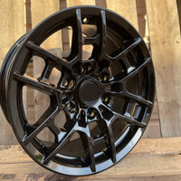17X8.0 Gloss Black Pro Wheels - Fits Toyota TRD Tacoma, 4Runner, FJ Cruiser, Sequoia, Tundra, Lexus GX460/GX470