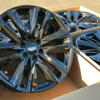 24X10 Gloss Black - Fits Chevrolete Silverado 1500,  Tahoe, Suburban, Avalanche, Express Van 1500 GMC Sierra K1500, Safari, Savanna Van, Yukon, Denali Cadillac Escalade