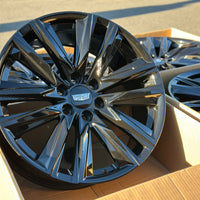 24X10 Gloss Black - Fits Chevrolete Silverado 1500,  Tahoe, Suburban, Avalanche, Express Van 1500 GMC Sierra K1500, Safari, Savanna Van, Yukon, Denali Cadillac Escalade