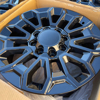 22X8.5 Gloss Black Wheels - Fits Chevrolet Rims 2500 3500  Silverado HD