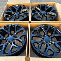 24X10 Gloss Black - Fits Chevrolete Silverado 1500,  Tahoe, Suburban, Avalanche, Express Van 1500 GMC Sierra K1500, Safari, Savanna Van, Yukon, Denali Cadillac Escalade
