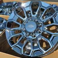 22X8.5 Chrome Wheels - Fits Chevrolet Rims 2500 3500  Silverado HD