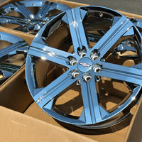 24X10 Chrome - Fits Chevrolete Silverado 1500,  Tahoe, Suburban, Avalanche, Express Van 1500 GMC Sierra K1500, Safari, Savanna Van, Yukon, Denali Cadillac Escalade