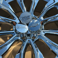22X9.0 Chrome - Fits Chevrolete Silverado 1500,  Tahoe, Suburban, Avalanche, Express Van 1500 GMC Sierra K1500, Safari, Savanna Van, Yukon, Denali Cadillac Escalade