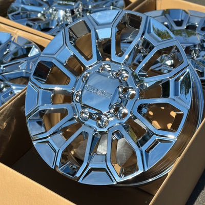 22X8.5 Chrome Wheels - Fits Chevrolet Rims 2500 3500  Silverado HD