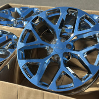 22X9 Chrome - Fits Chevrolete Silverado 1500,  Tahoe, Suburban, Avalanche, Express Van 1500 GMC Sierra K1500, Safari, Savanna Van, Yukon, Denali Cadillac Escalade