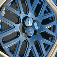 22X9 Gloss Black - Fits Chevrolete Silverado 1500,  Tahoe, Suburban, Avalanche, Express Van 1500 GMC Sierra K1500, Safari, Savanna Van, Yukon, Denali Cadillac Escalade