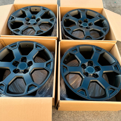 17X7.0 Matte Black Wheels - Fits Toyota C-HR, Venza, Avalon, Prius V, Sienna, Camry, Highlander, RAV4