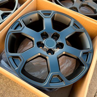 17X7.0 Matte Black Wheels - Fits Toyota C-HR, Venza, Avalon, Prius V, Sienna, Camry, Highlander, RAV4